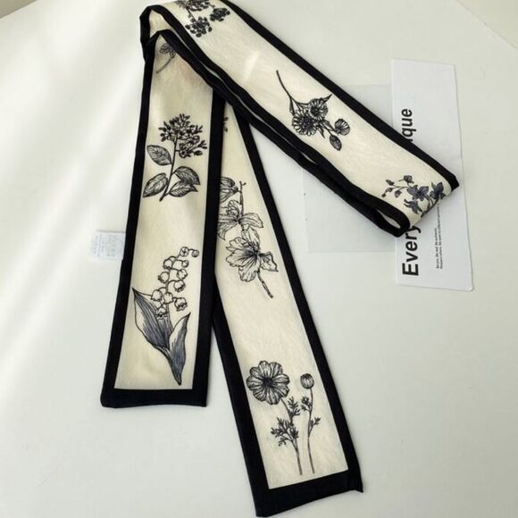 Flower hair wrap M1197 - Picture 4 of 7